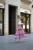 Skirt Alessia Print Pink